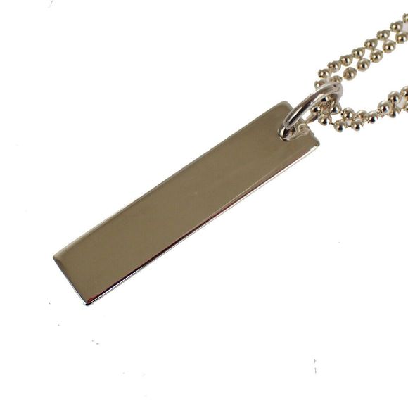 Gucci Logo Ball Chain Pendant Necklace #78427G16B - Picture 3 of 9